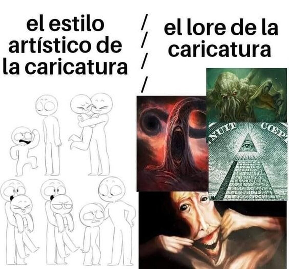 Menciona la caricatura que se te venga a la mente