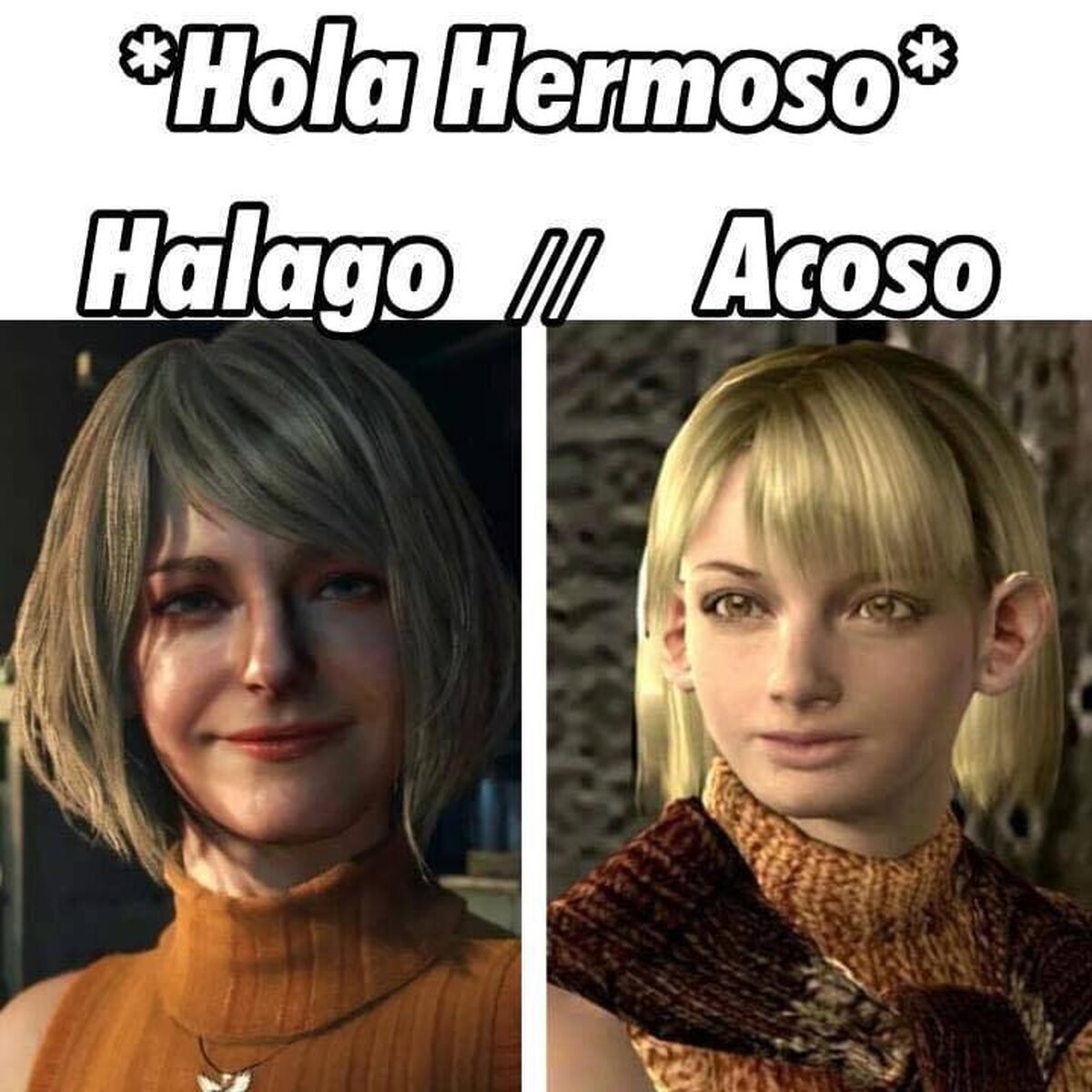 Gracias Capcom por darnos una Ashley menos pesada