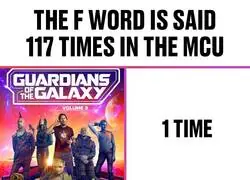 La palabra con 'F' es usada 117 veces en el MCU