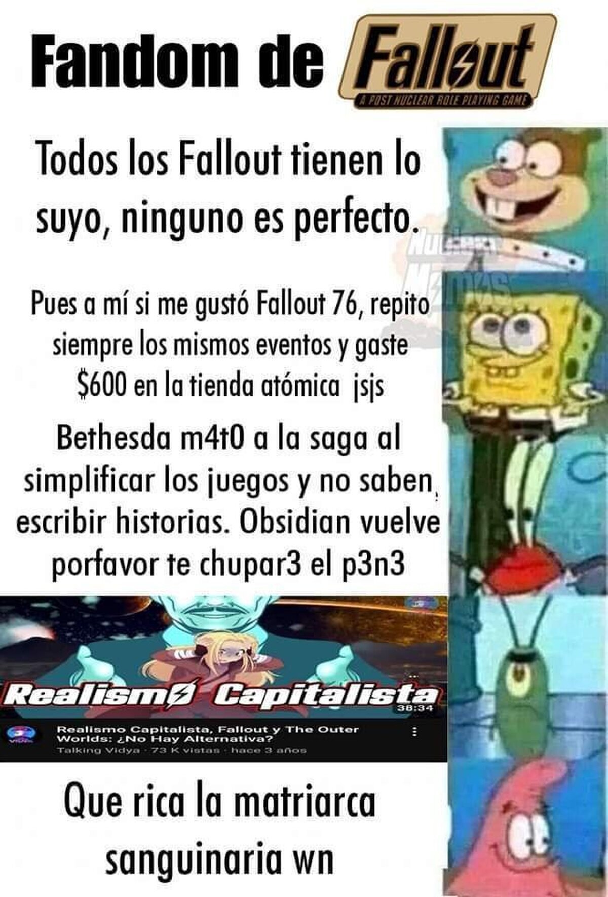 Este iceberg de Fallout...
