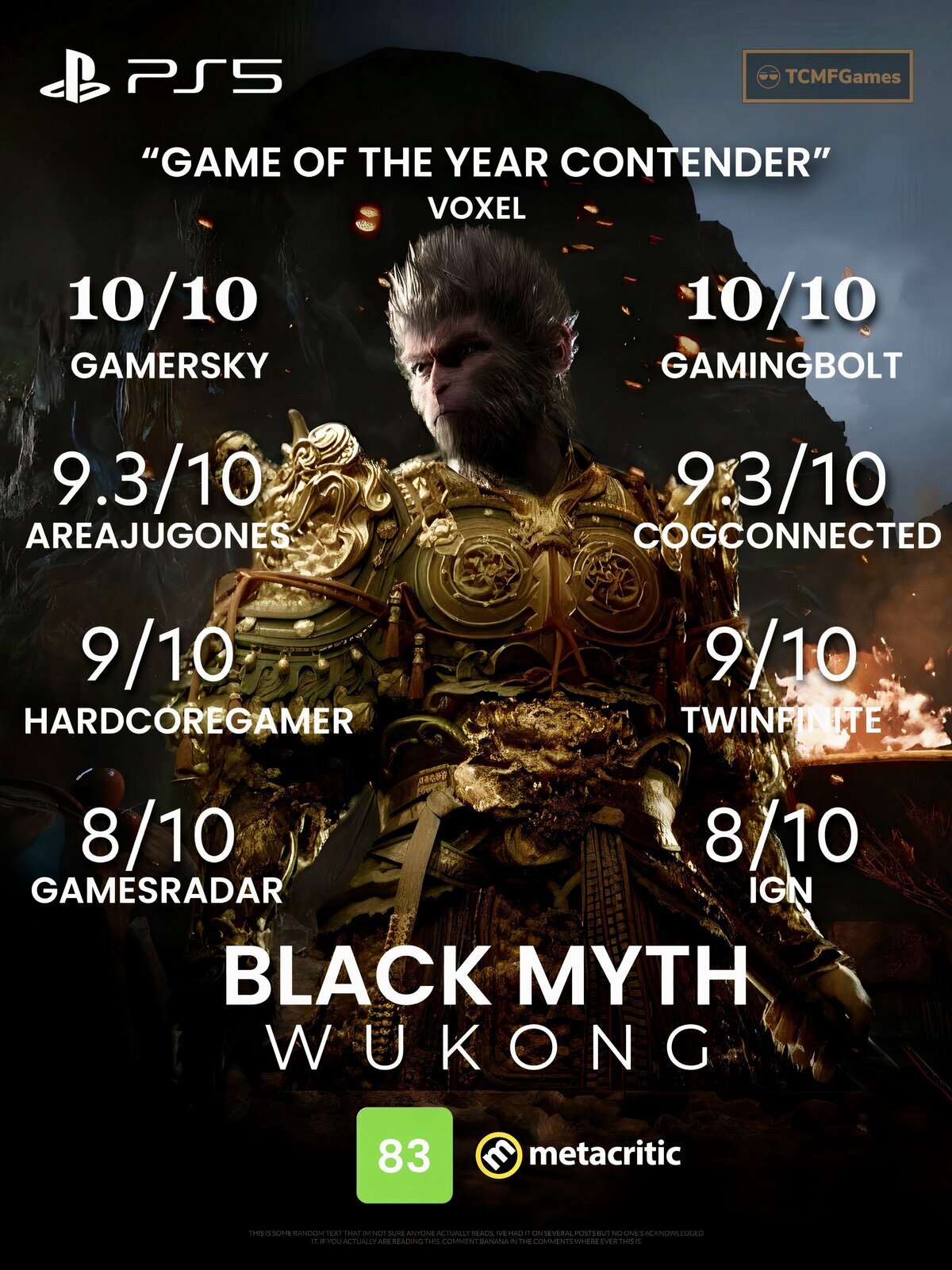 ¡Le encantó a los críticos! Black Myth: Wukong se convierte en serio candidato al GOTY