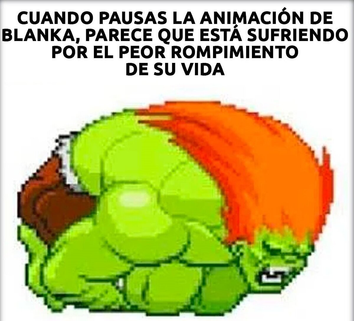 ¿Tas bien, Blanka?