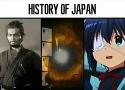 La historia de Japón en 3 paneles