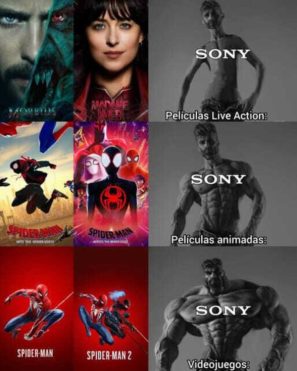 Las caras de Sony