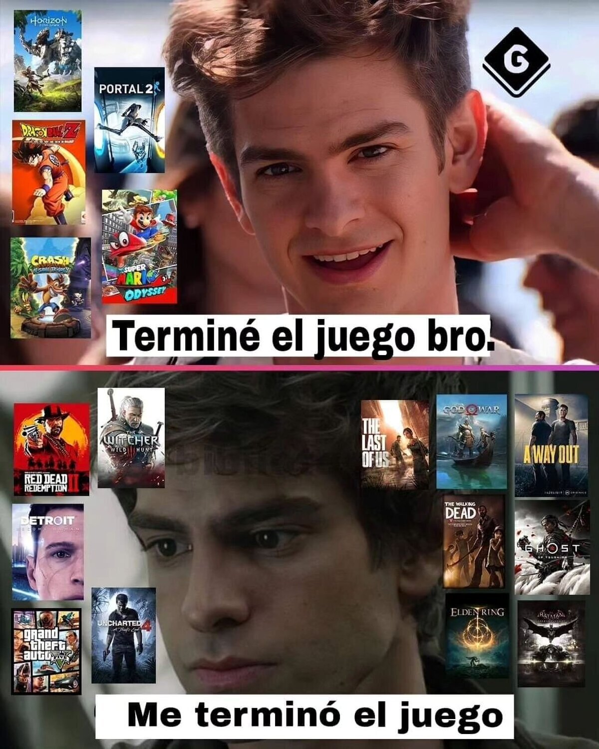 El juego terminó conmigo