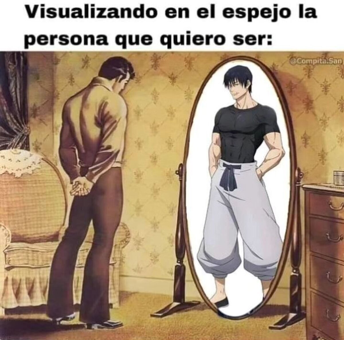 Cuando me consiga esos trousers..