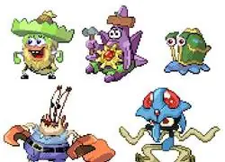 Mis sprites de Bob Esponja en Pokemon