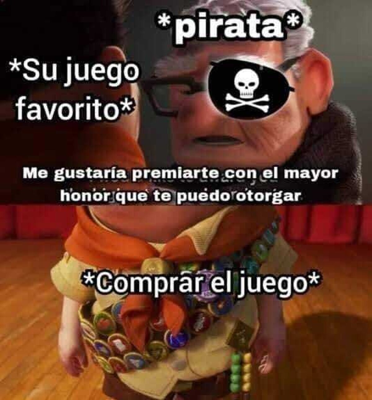 El máximo honor pirata