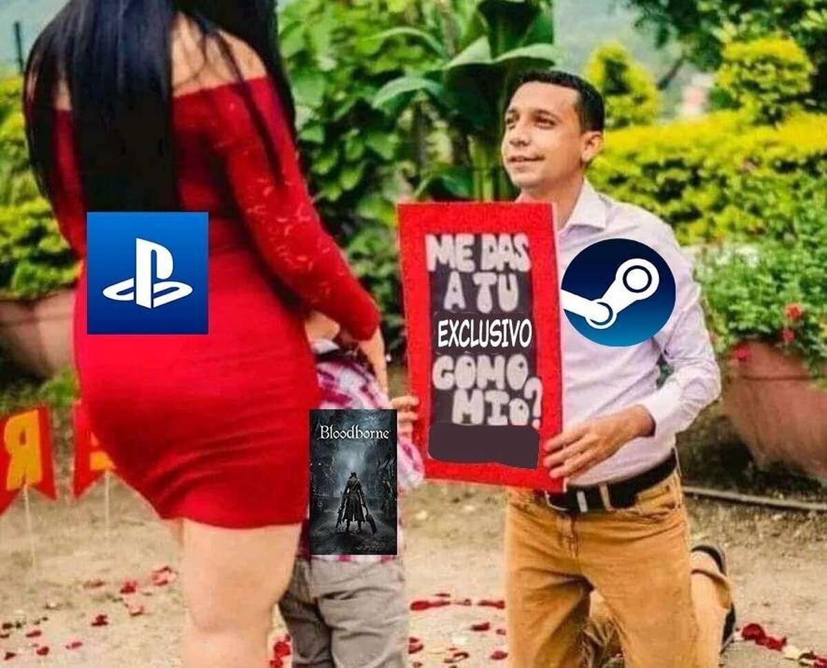 Sony, estoy de rodillas.