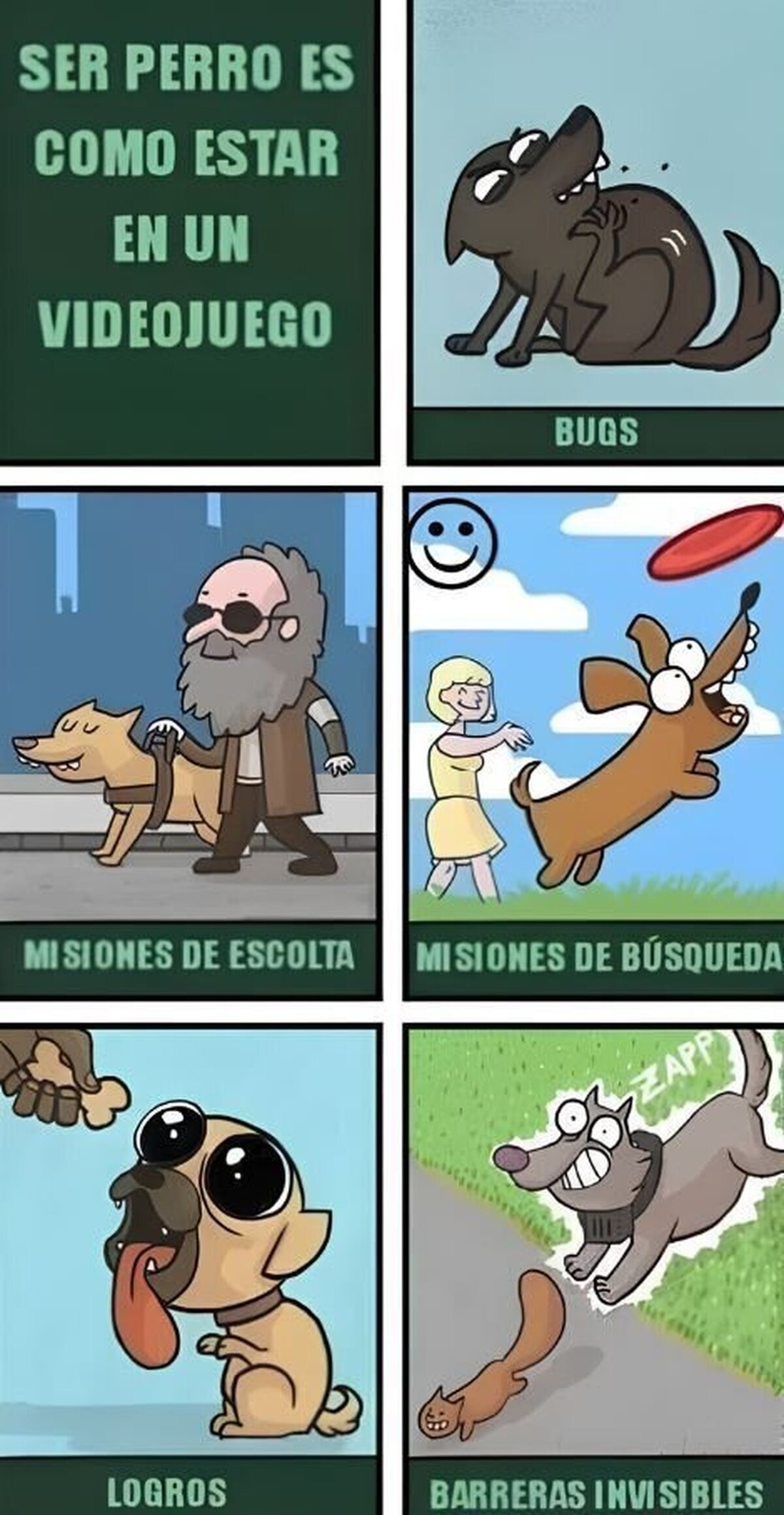 La vida de un perro y un juego