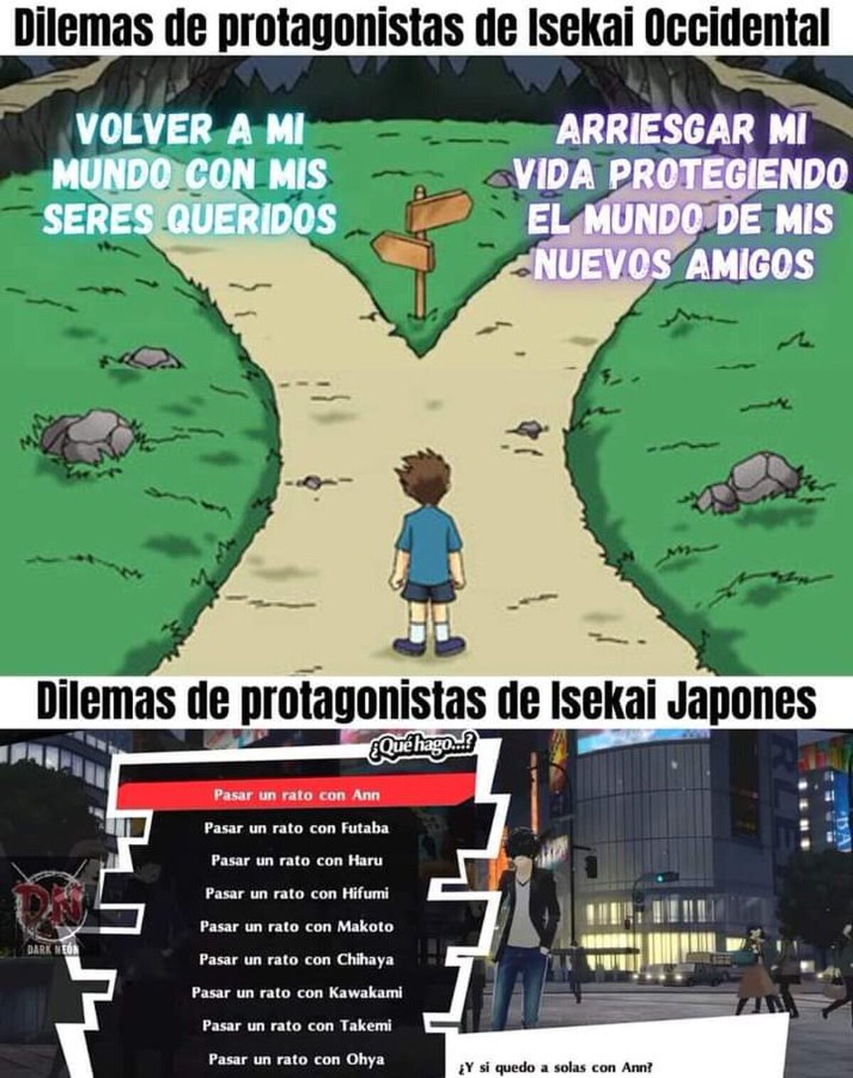 Ya que estas en otra dimensión, aprovéchal