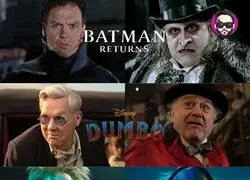 Michael Keaton y Dany De Vito siempre que Tim Burton está cerca