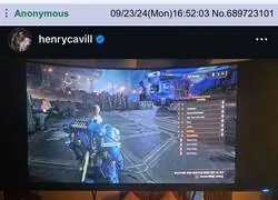 Henry Cavill est&aacute; jugando el nuevo Warhammer. Podr&iacute;as estar enfrent&aacute;ndolo sin saberlo.