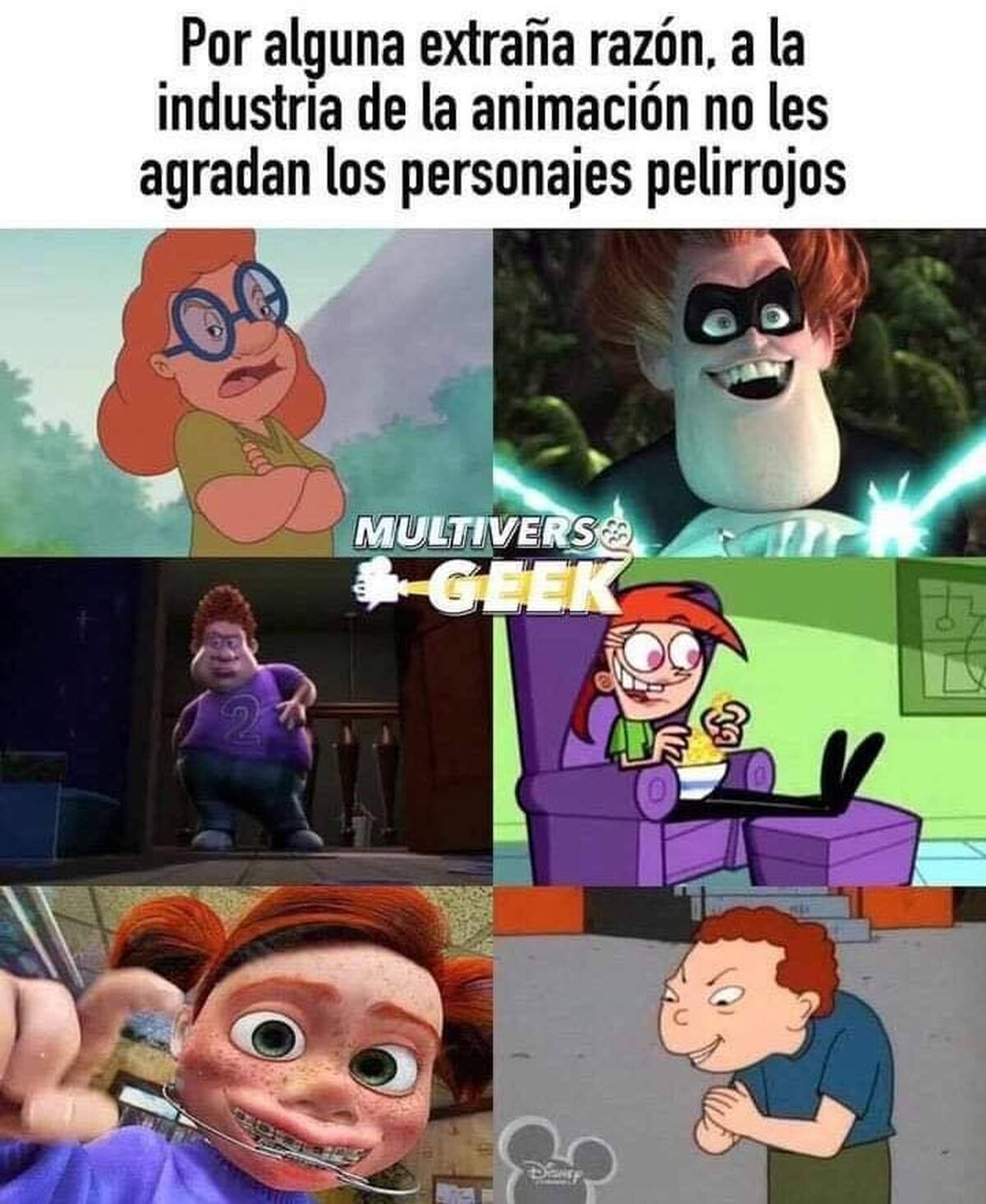 Pelirrojo = Maldad pura