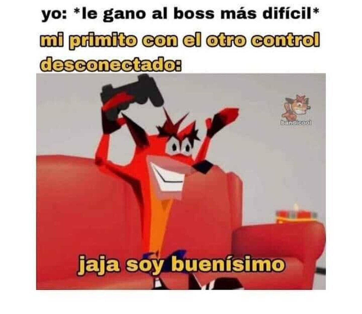 Él es feliz, nada más importa