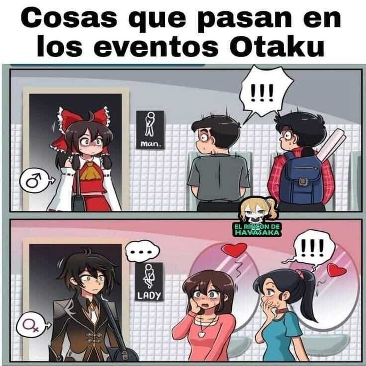 Es todo muy raro en esos eventos