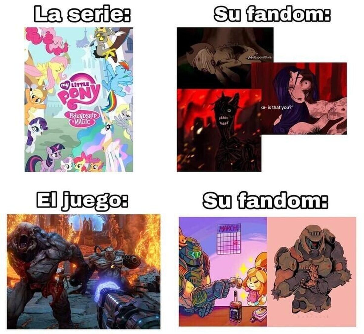 Que mono el fandom de Doom
