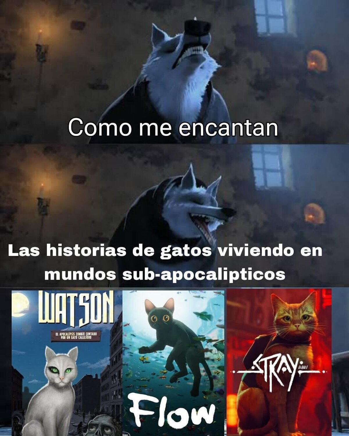 Los gatos post-apocalípticos