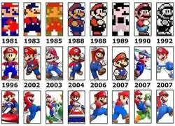 Evoluci&oacute;n del personaje m&aacute;s ic&oacute;nico de los videojuegos