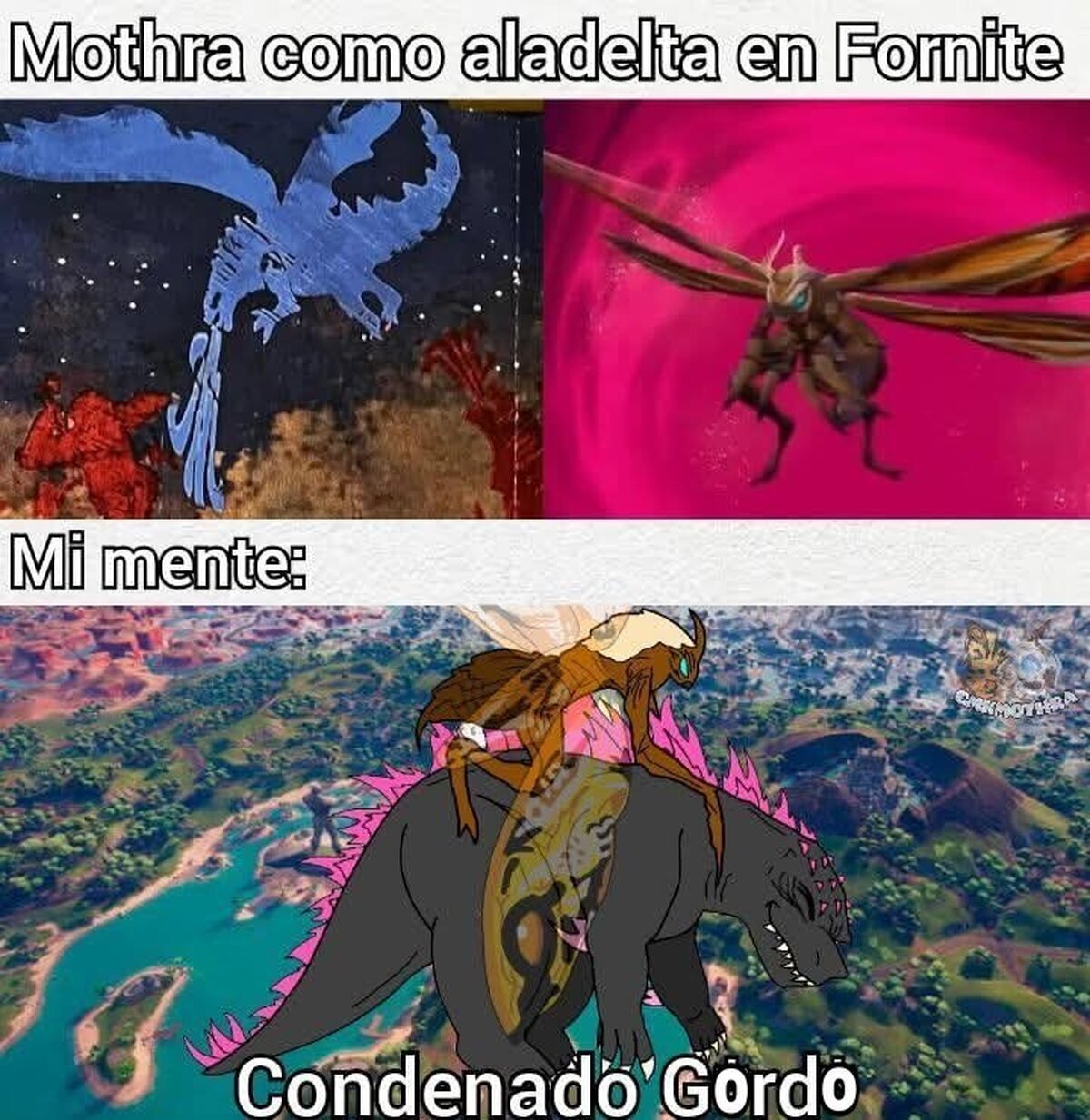 Lo que hace Mothra por Godzilla