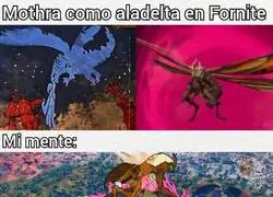 Lo que hace Mothra por Godzilla