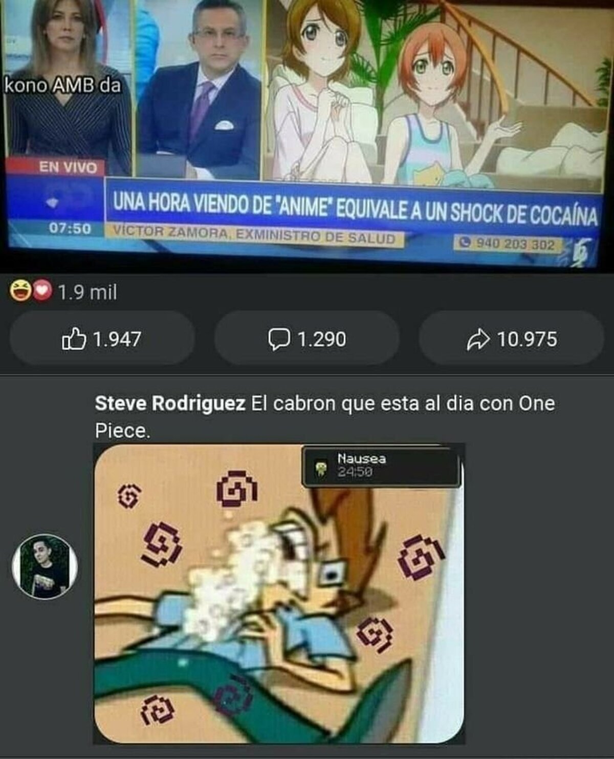 Voy hasta arriba de Bleach