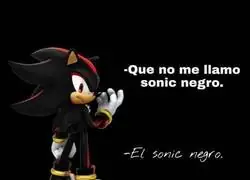 El Sonic negro