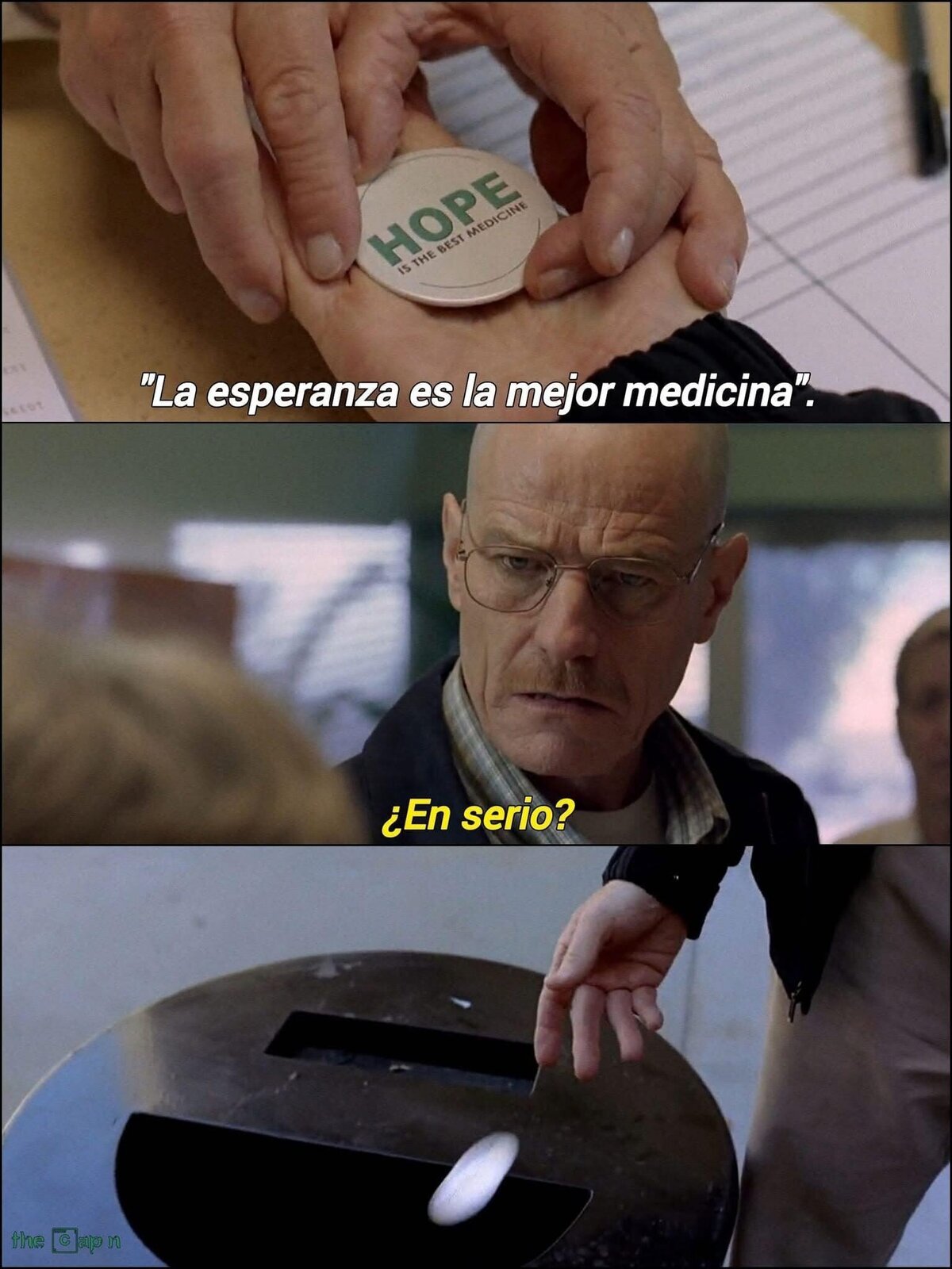 Walter no se anda con chorradas