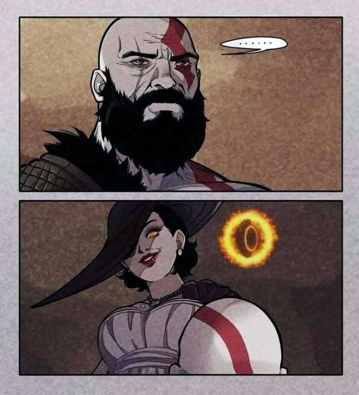 Imagina este jefe en el God of Wars