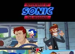 Sonic si fuera una pelicula animada de los 90