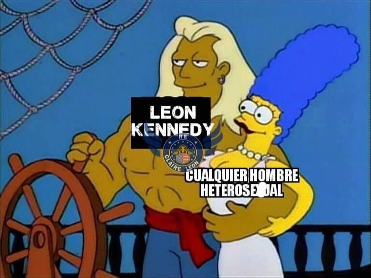 Es que es un tremendo macho