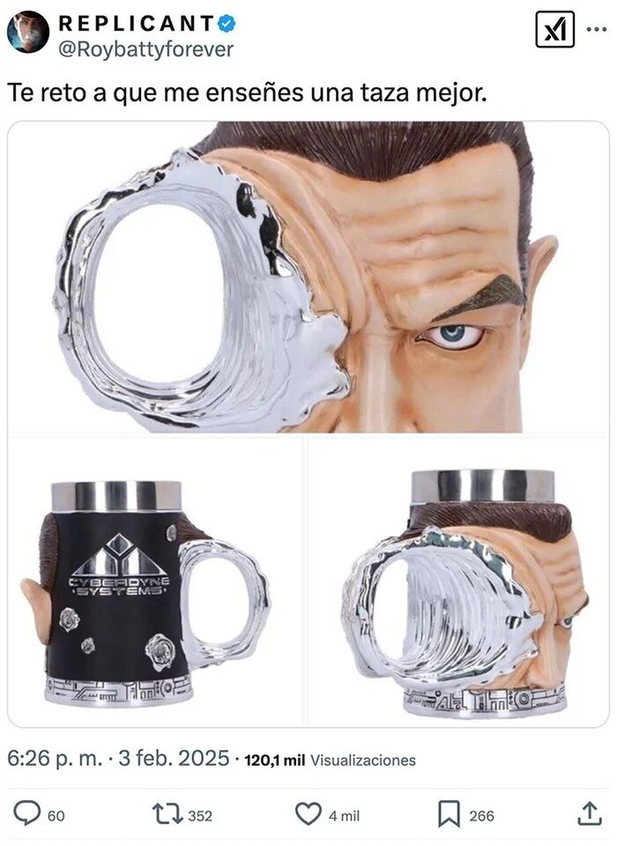Es la mejor taza de la vida