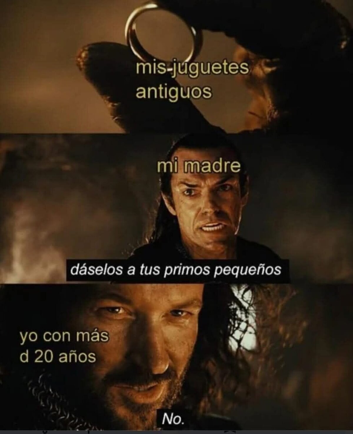 No renunciaré a ellos