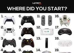 &iquest;Con cual empezaste?