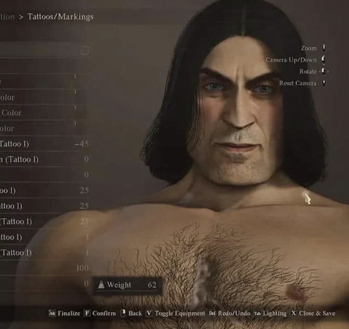 Lord Farquad en el creador de personajes de Dragon's Dogma