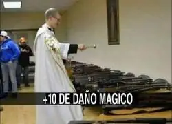 Una iglesia gringa, como no