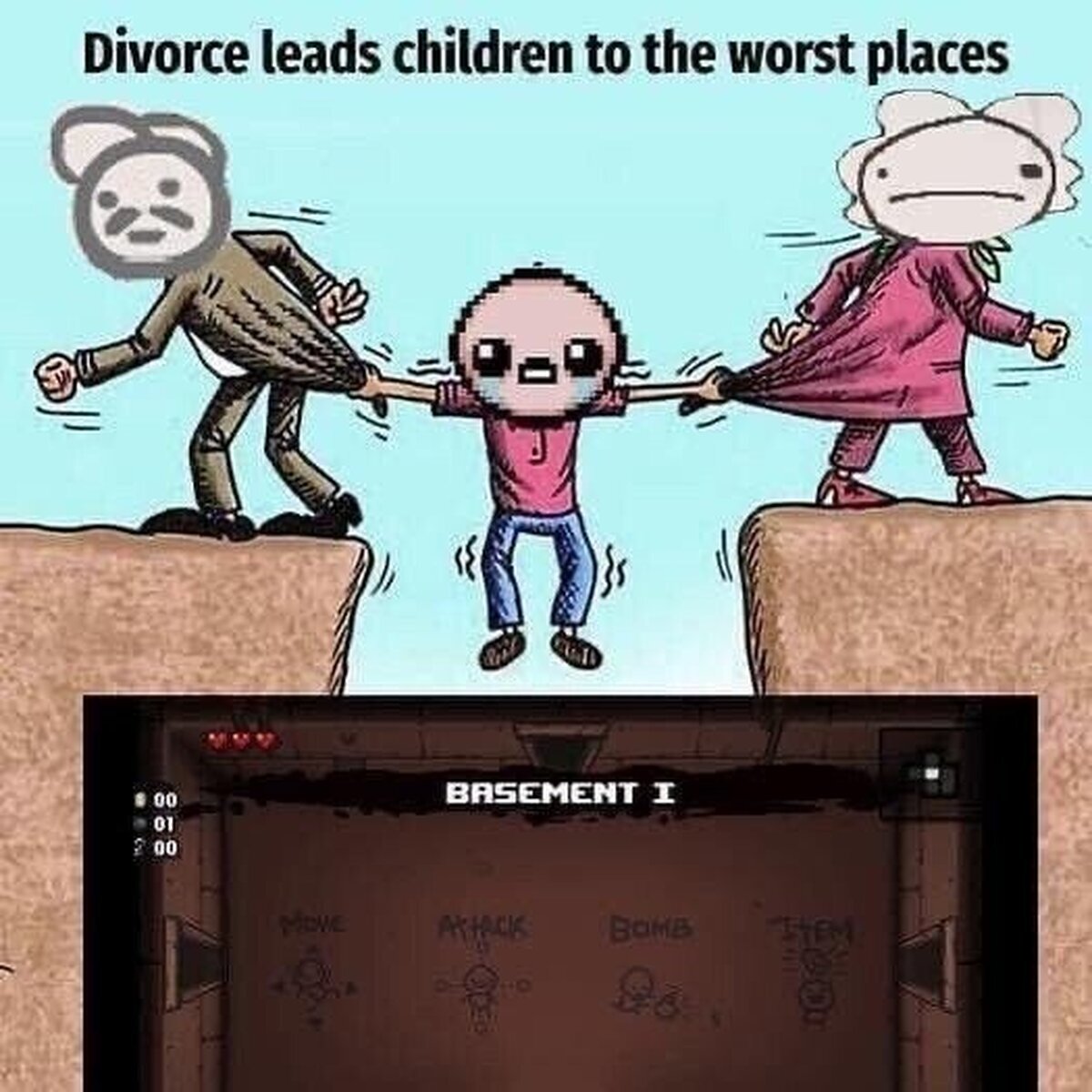 El sótano de The Binding of Isaac