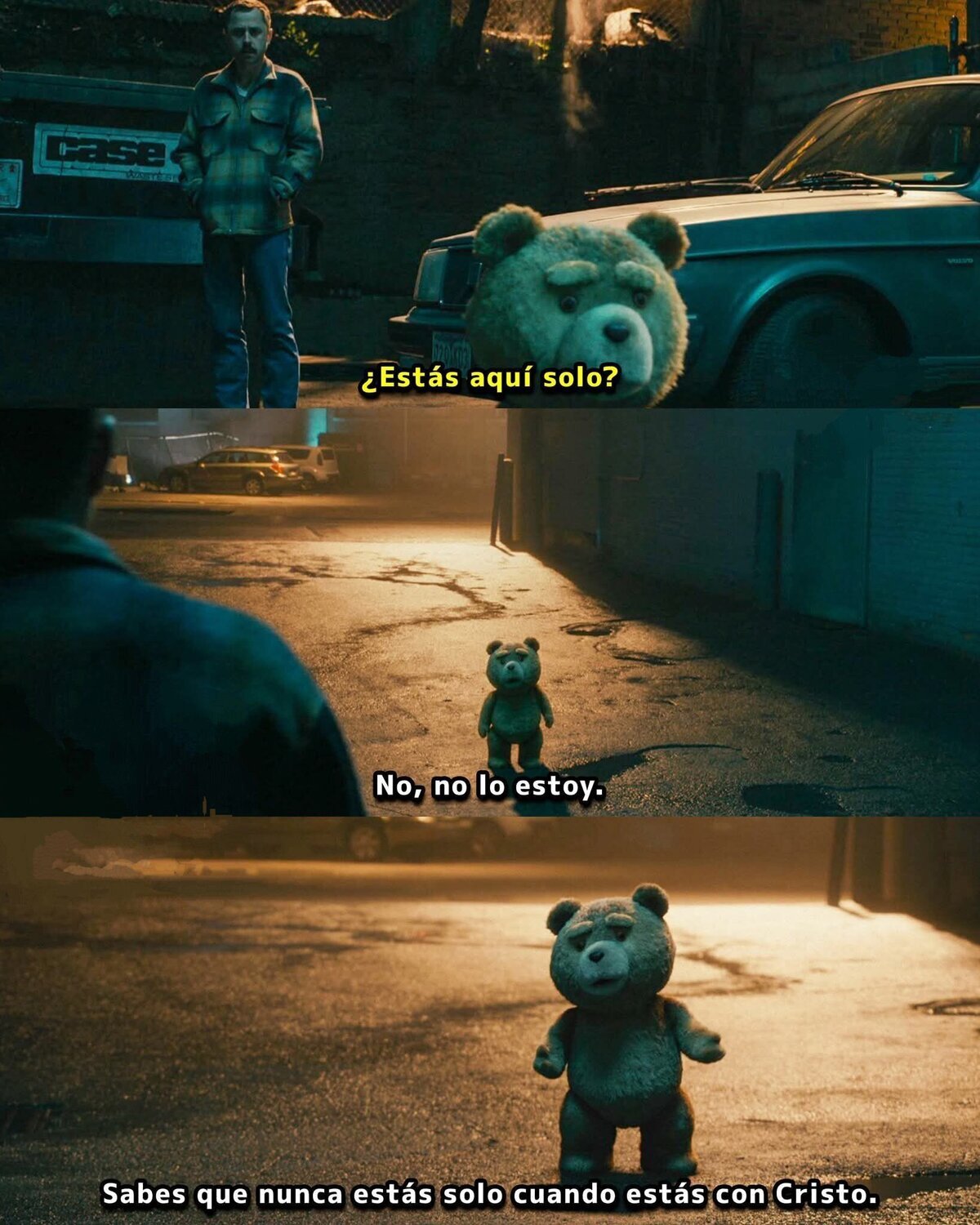 Ted nunca está solo