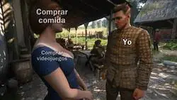 Con hambre pero contento