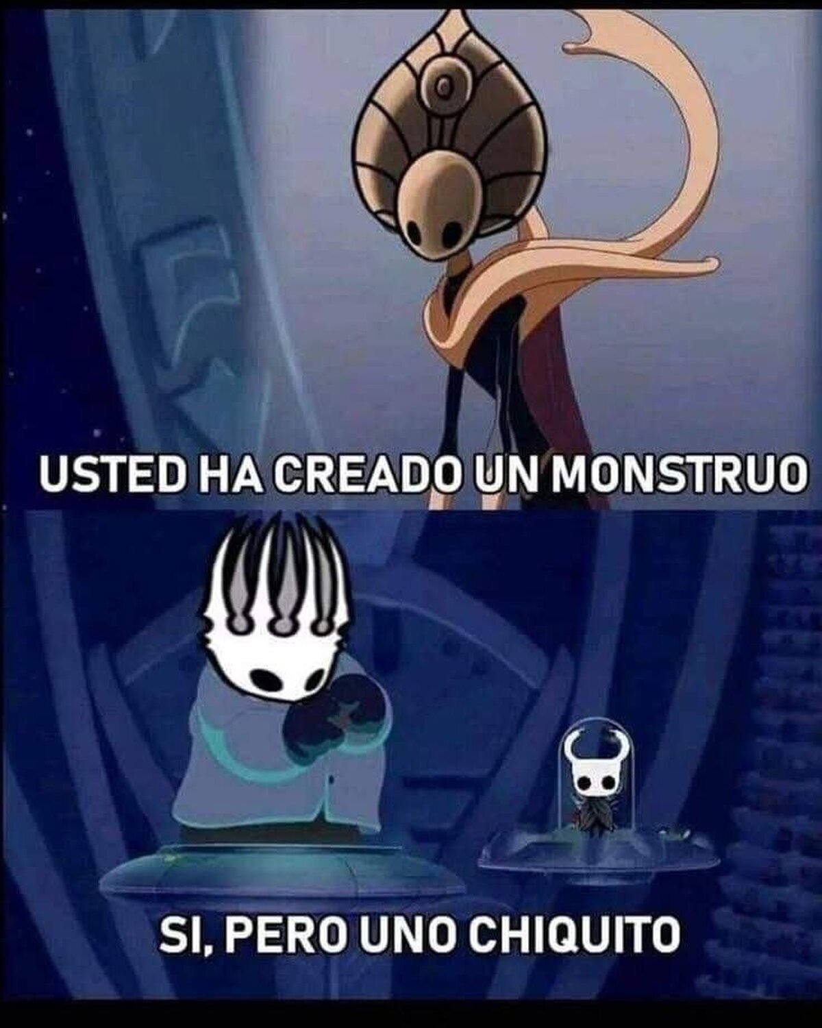 El monstruo Hollow Knight