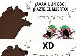 &iexcl;R&aacute;pido, hazte el muerto!