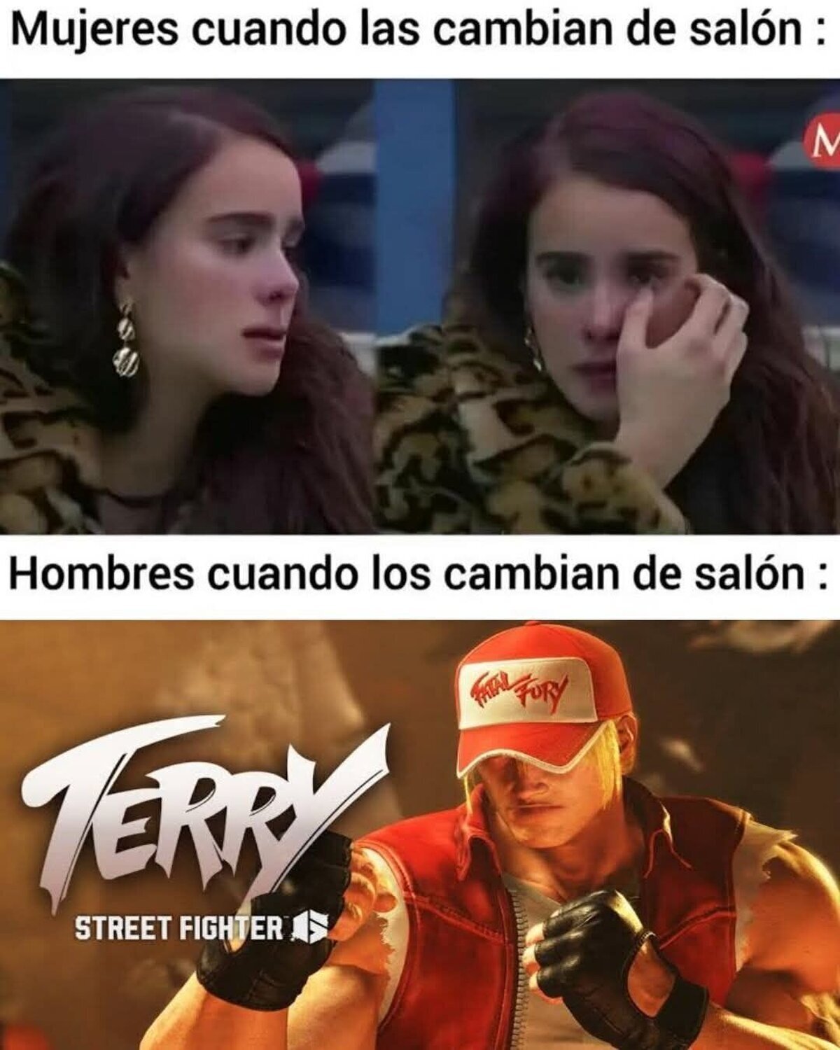 Los pibes al cambiarlos de salón