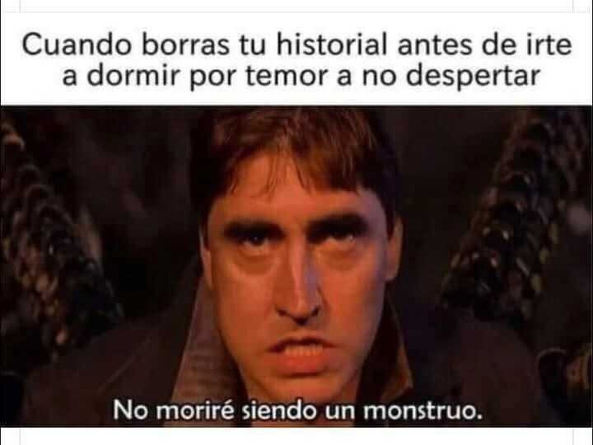El historial siempre queda
