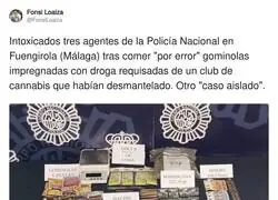 El t&iacute;pico caso aislado en la Polic&iacute;a con las drogas