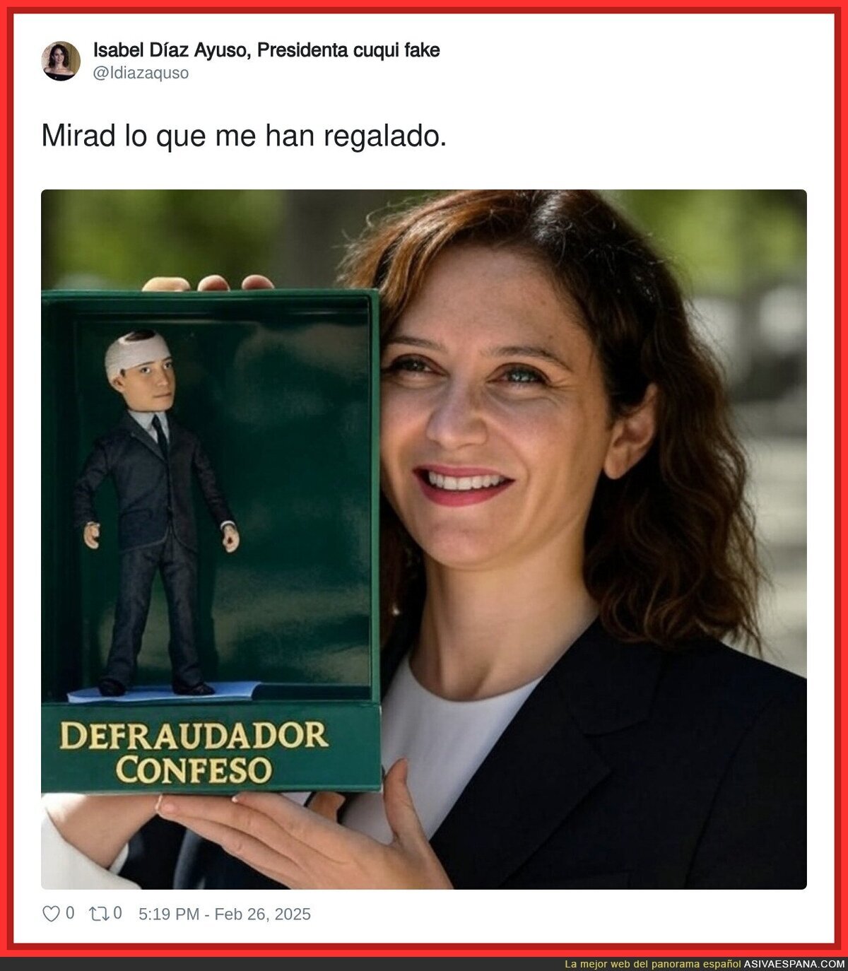 El funko de Ayuso