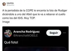 Si esto de Rudiger lo hiciese otro jugador ya estar&iacute;a detenido