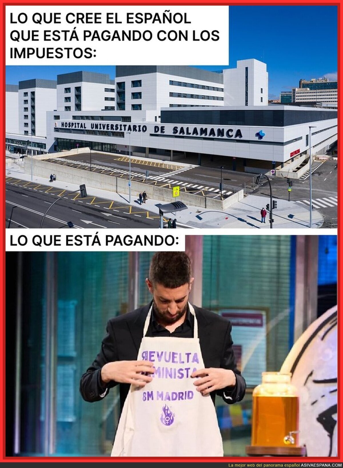 Los impuestos van al lugar equivocado