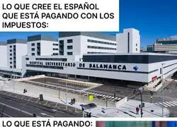 Los impuestos van al lugar equivocado