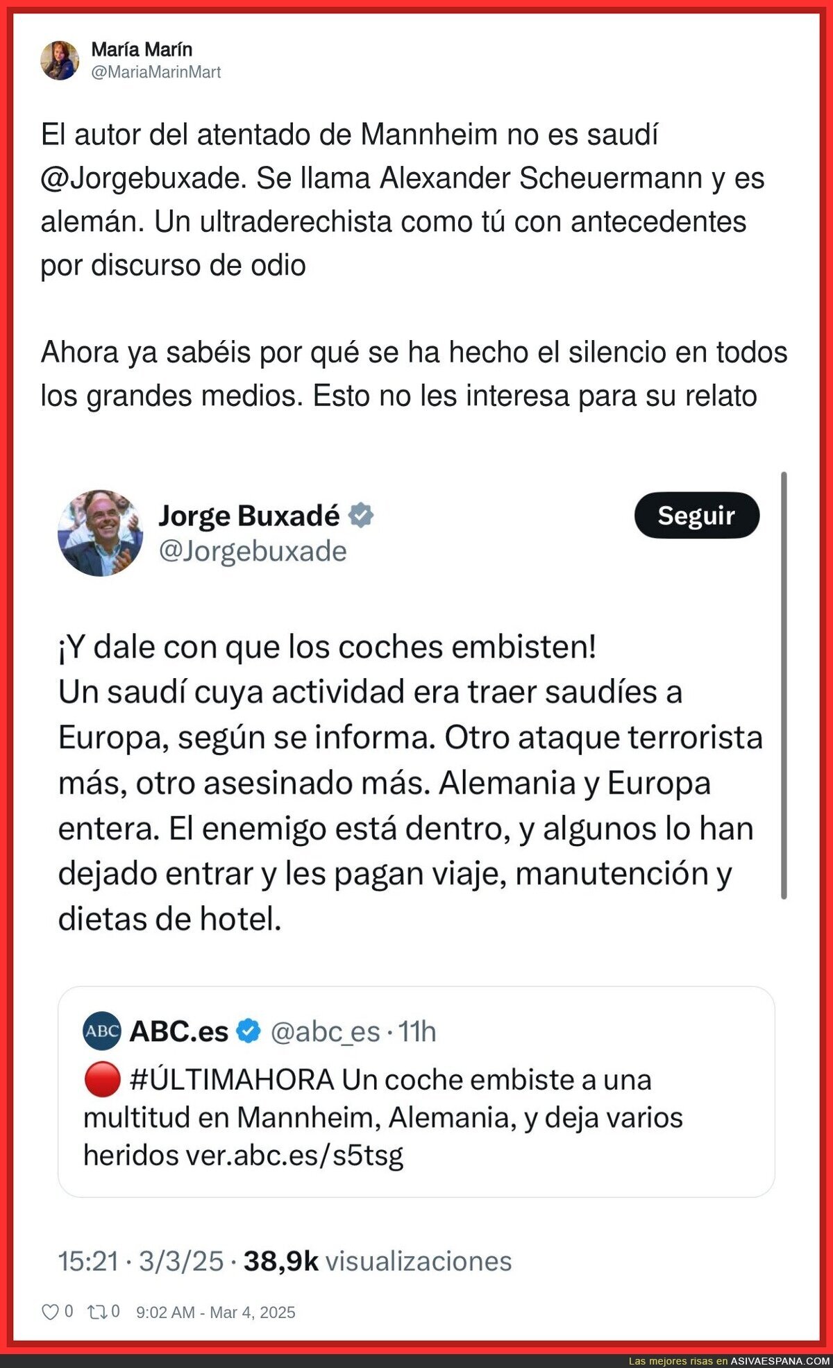 VOX no puede dejar de ser así de lamentable
