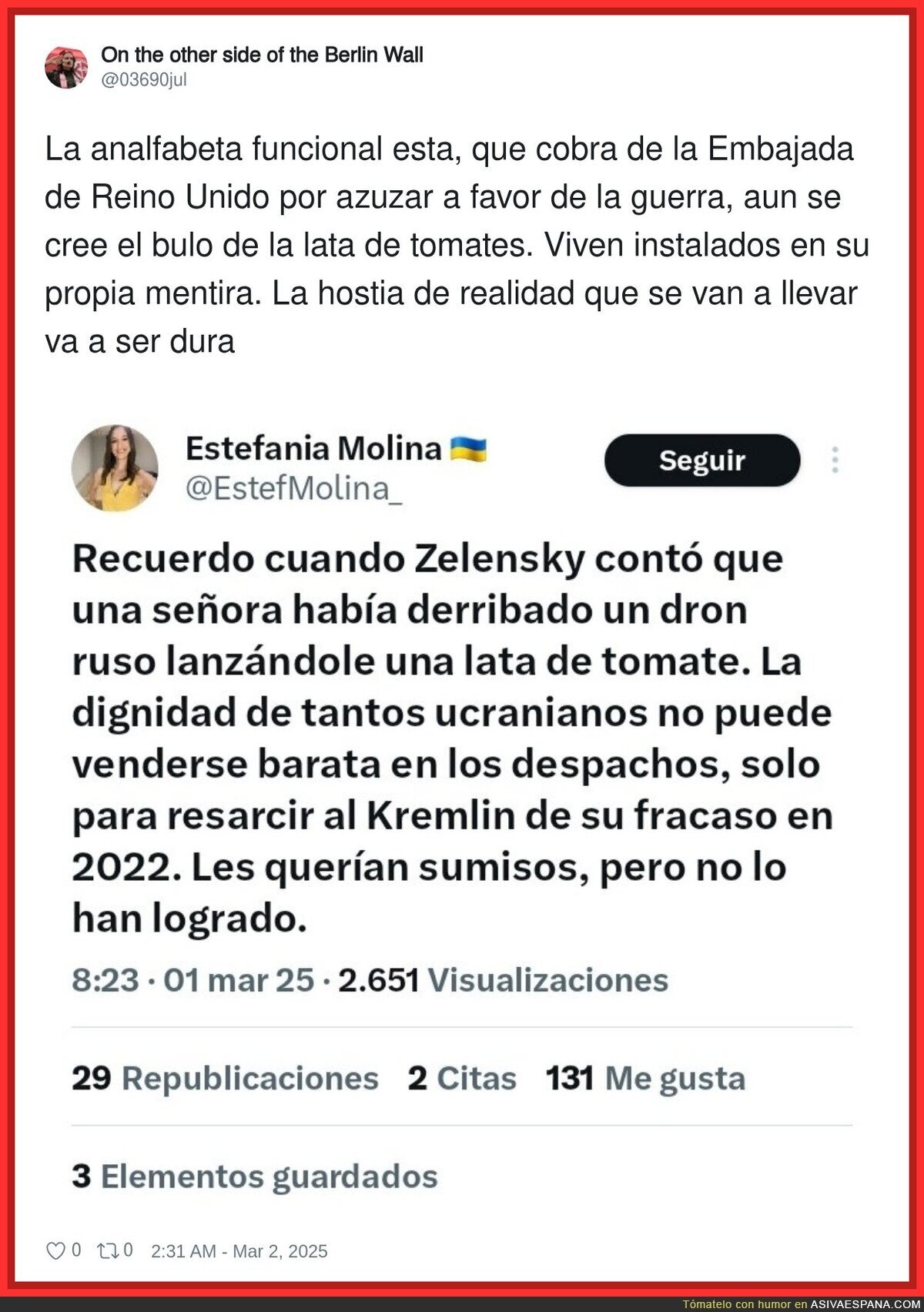 La credibilidad de Estefanía Molina está bajo mínimos